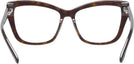 Cat Eye Dark Havana Tom Ford 5826 Single Vision Full Frame View #4