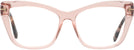 Cat Eye Shiny Light Pink Tom Ford 5826 Progressive No-Lines View #2