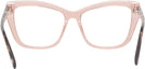 Cat Eye Shiny Light Pink Tom Ford 5826 Single Vision Full Frame View #4