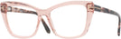 Cat Eye Shiny Light Pink Tom Ford 5826 Computer Style Progressive View #1