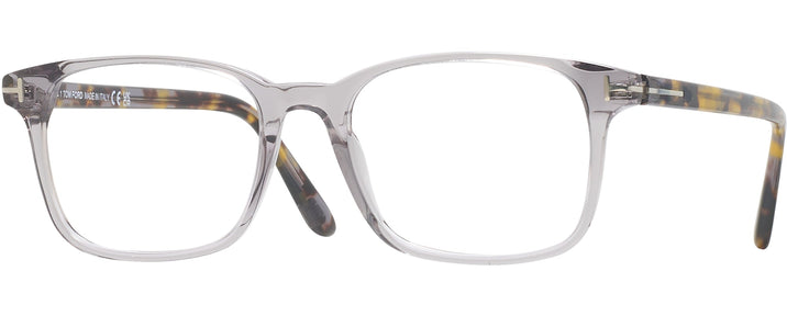 Rectangle Shiny Grey Tom Ford 5831 Single Vision Full Frame View #1