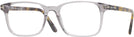Rectangle Shiny Grey Tom Ford 5831 Single Vision Full Frame View #1