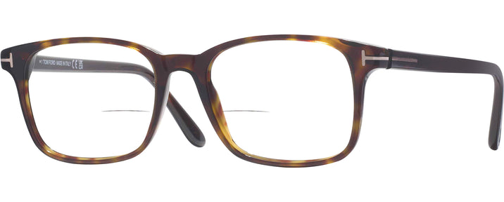 Square Dark Havana Tom Ford 5831 Bifocal View #1