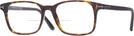 Square Dark Havana Tom Ford 5831 Bifocal View #1