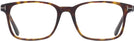 Rectangle Dark Havana Tom Ford 5831 Single Vision Full Frame View #2