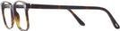 Rectangle Dark Havana Tom Ford 5831 Single Vision Full Frame View #3