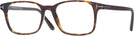 Square Dark Havana Tom Ford 5831 Computer Style Progressive View #1