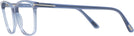 Rectangle Shiny Light Blue Tom Ford 5842 Single Vision Full Frame View #3