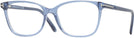 Rectangle Shiny Light Blue Tom Ford 5842 Progressive No-Lines View #1