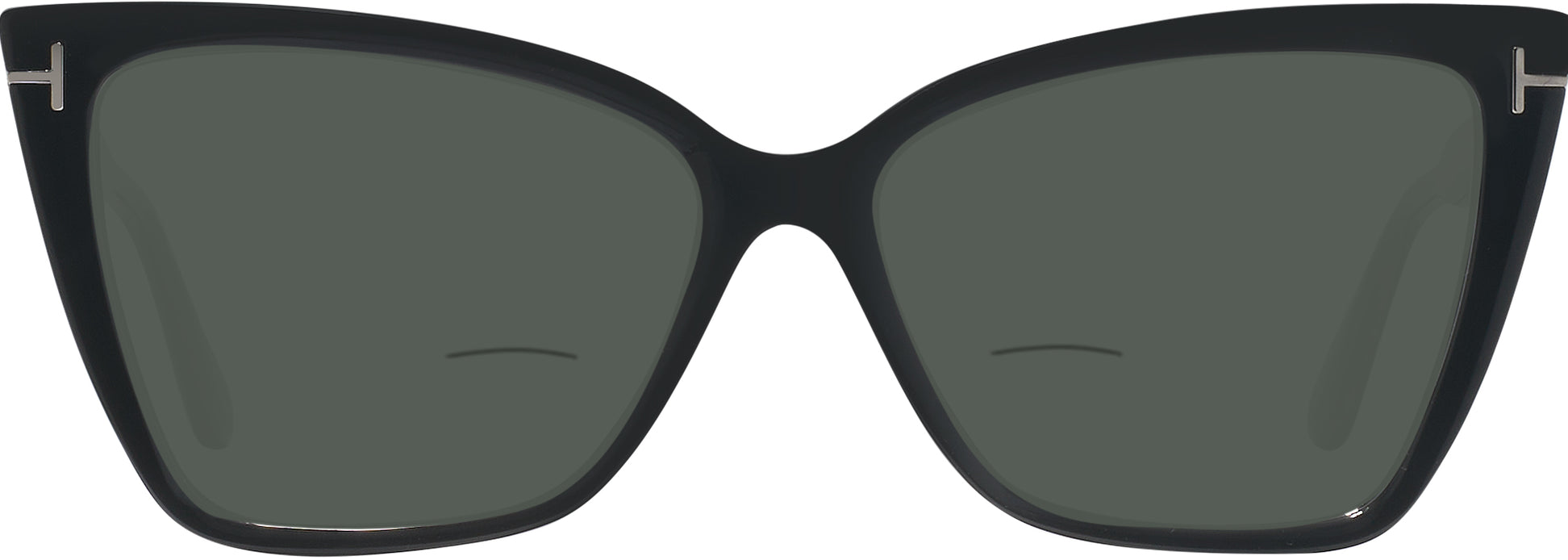 Matte Black/shiny Black Tom Ford 5844-B Bifocal Reading Sunglasses