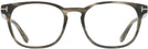 Square Grey Stripe Tom Ford 5868 Single Vision Full Frame View #2