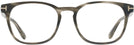 Square Grey Stripe Tom Ford 5868 Single Vision Full Frame View #2