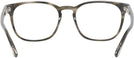 Square Grey Stripe Tom Ford 5868 Single Vision Full Frame View #4