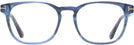 Square Blue Stripe Tom Ford 5868 Single Vision Full Frame View #2