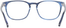 Square Blue Stripe Tom Ford 5868 Single Vision Full Frame View #4