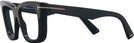 Oversized Shiny Black Tom Ford 5881 Single Vision Full Frame View #3