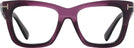 Oversized Shiny Violet Tom Ford 5881 Computer Style Progressive View #2