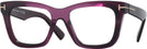 Oversized Shiny Violet Tom Ford 5881 Computer Style Progressive View #1