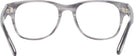 Square Grey Stripe Tom Ford 5898 Single Vision Full Frame View #4