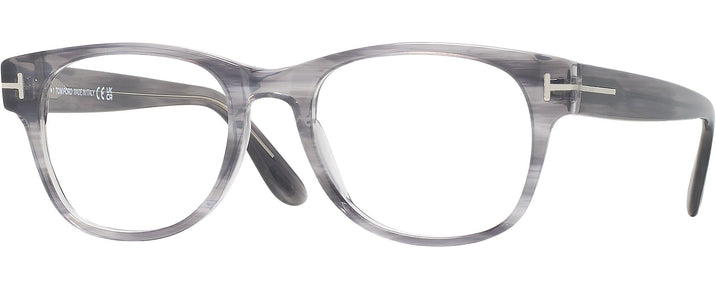 Square Grey Stripe Tom Ford 5898 Computer Style Progressive View #1