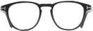 Square Shiny Black Tom Ford 5899 Progressive No-Lines View #2
