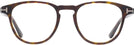 Square Dark Havana Tom Ford 5899 Computer Style Progressive View #2