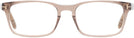 Rectangle Shiny Beige Tom Ford 5938 Single Vision Full Frame View #2