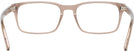 Rectangle Shiny Beige Tom Ford 5938 Single Vision Full Frame View #4