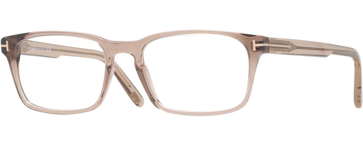 Rectangle Shiny Beige Tom Ford 5938 Single Vision Full Frame View #1