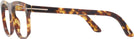 Square Blonde Havana Tom Ford 5939 Progressive No-Lines View #3