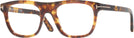 Square Blonde Havana Tom Ford 5939 Computer Style Progressive View #1