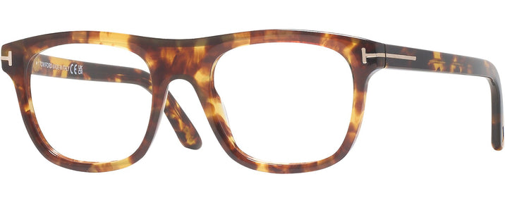 Square Blonde Havana Tom Ford 5939 Progressive No-Lines View #1