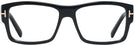 Rectangle Shiny Black Tom Ford 5941 Single Vision Full Frame View #2