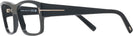 Rectangle Shiny Black Tom Ford 5941 Single Vision Full Frame View #3