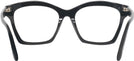 Square Shiny Black Tom Ford 5965 Single Vision Full Frame View #4