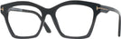 Square Shiny Black Tom Ford 5965 Computer Style Progressive View #1