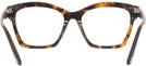 Square Dark Havana Tom Ford 5965 Single Vision Full Frame View #4