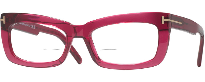 Rectangle Shiny Dark Fuxia Tom Ford 5966-B Bifocal View #1