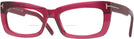 Rectangle Shiny Dark Fuxia Tom Ford 5966-B Bifocal View #1