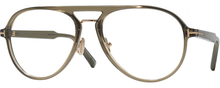 Aviator Shiny Light Green Tom Ford 5981-B Progressive No-Lines View #1