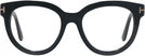 Butterfly Shiny Black Tom Ford 5987-B Computer Style Progressive View #2