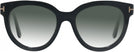 Butterfly Shiny Black Tom Ford 5987-B w/ Gradient Progressive Reading Sunglasses View #2