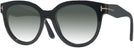 Butterfly Shiny Black Tom Ford 5987-B w/ Gradient Progressive Reading Sunglasses View #1