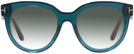 Butterfly Shiny Light Blue Tom Ford 5987-B w/ Gradient Progressive Reading Sunglasses View #2