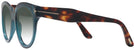 Butterfly Shiny Light Blue Tom Ford 5987-B w/ Gradient Progressive Reading Sunglasses View #3
