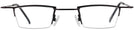Rectangle Matte Brown Goo Goo Eyes 876 Single Vision Half Frame View #2