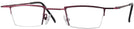 Rectangle Desert Rose Goo Goo Eyes 876 Single Vision Half Frame View #1