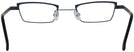 Rectangle Matte Green W/ Black Goo Goo Eyes 877 Single Vision Half Frame View #4