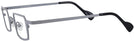 Square Matte Grey Goo Goo Eyes 887 Single Vision Full Frame View #3