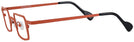Square Orange Goo Goo Eyes 887 Single Vision Full Frame View #3
